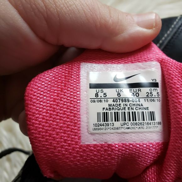 Nike Shox Conundrum Black Pink Sneakers Shoes - Picture 8 of 8